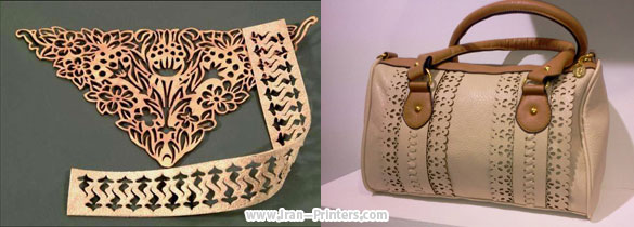 حکاکی برش چرم و پارچه
